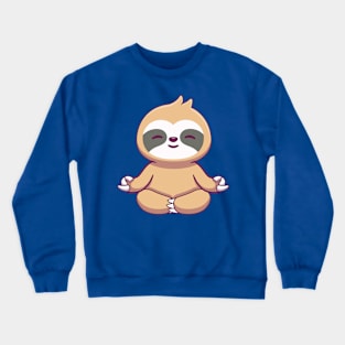 cute sloth Crewneck Sweatshirt